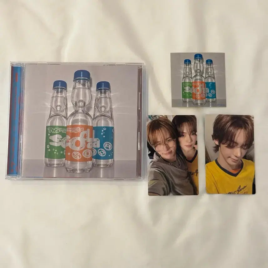 [BUNJANG] TWS sodasoda Japan Regular Edition Album + Hanjin &amp; Kyungmin Unit Photocard + Hanjin Photocard / 투어스 소다소다 캣멍즈 일본 통상반 앨범1 + 한진경민 유닛포카1 + 한진 포카1 sodasoda