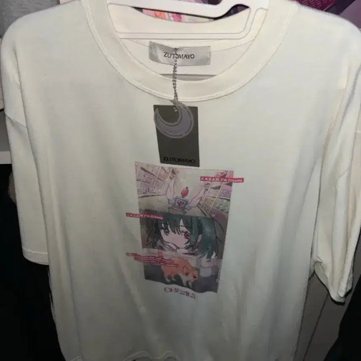 [BUNJANG] Zutto Mayoi Cream Vintage T-Shirt (Size L) / L사이즈 제발사주세요 즛토마요 크림빈티지 티셔츠 좀크라 투어