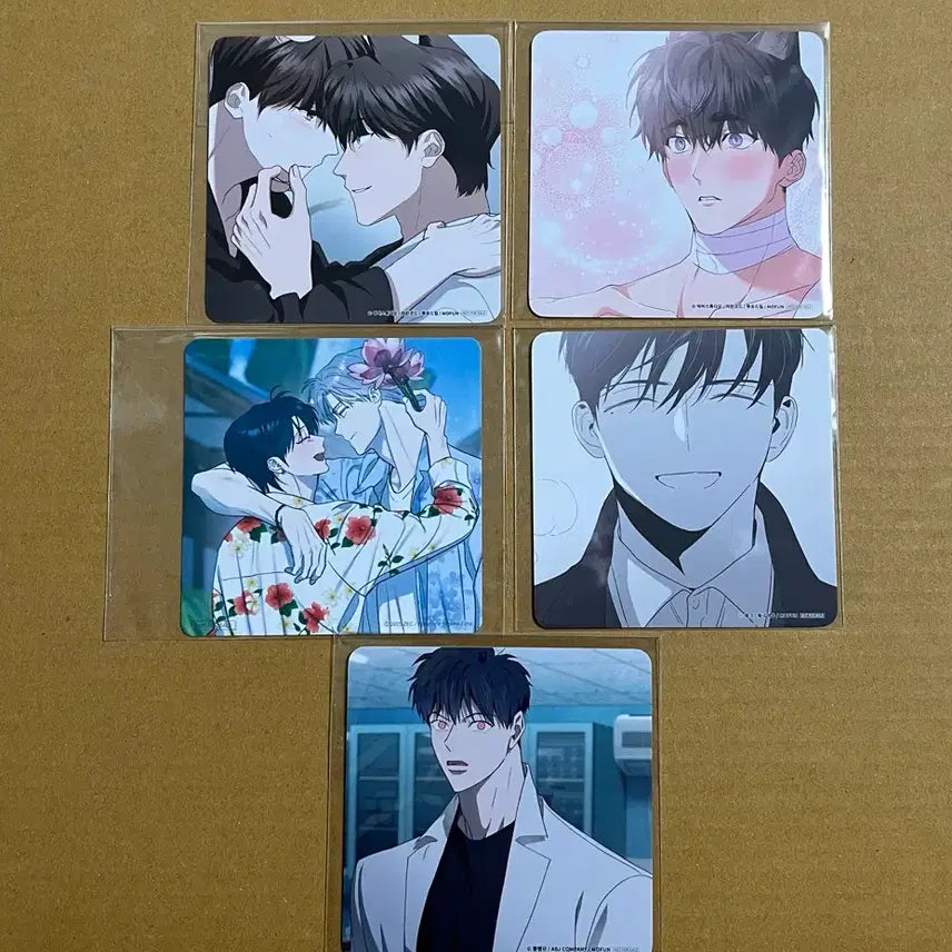 [BUNJANG] Mofun Kanggeonma Saso Spaver Min Yong Coaster Set (5 pcs) / 모펀 강건마 사소 스파베 민용 코스터 5장
