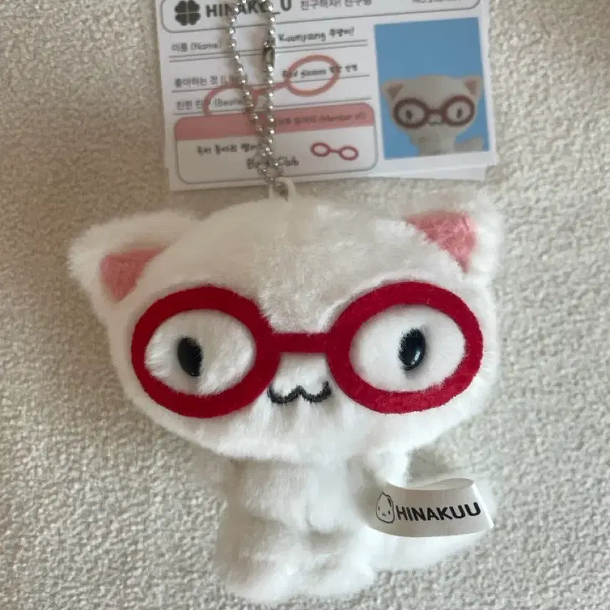 [BUNJANG] Hinakuu Eyeglasses Cat Accessory / 히나쿠우 안경쿠냥이