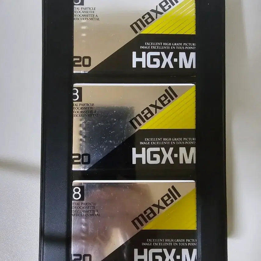 [BUNJANG] Maxell HGX-M 8mm Video Tapes (3-Pack, Sealed) / 맥셀 maxell HGX-M 비디오 테이프 3개 묶음 미개봉