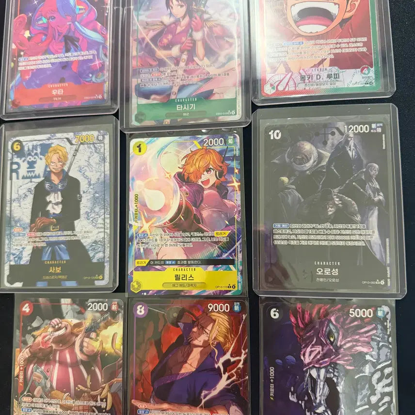 [BUNJANG] One Piece Card Game "Inherited Will" &amp; "Heroines" Parallel Cards Bundle Set / 원피스 카드 계승되는의지, 히로인즈 패러럴 카드 일괄판매