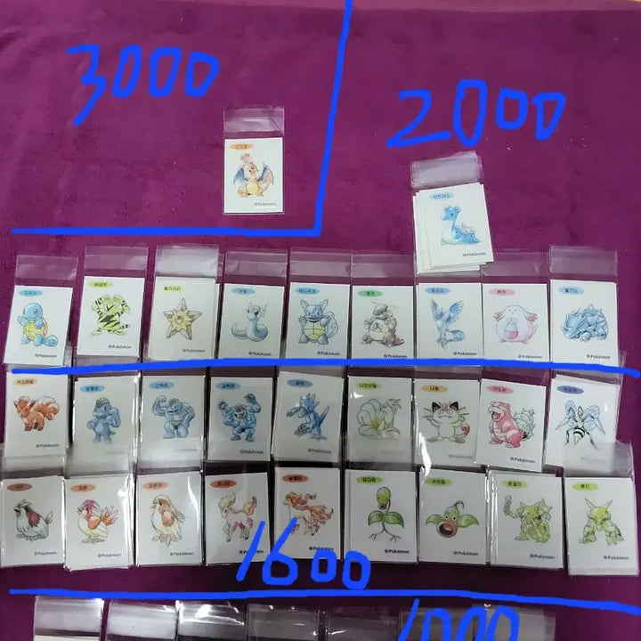 [BUNJANG] Pokemon 30th Anniversary Stickers / 포켓몬 띠부씰 신상 30주년 판매
