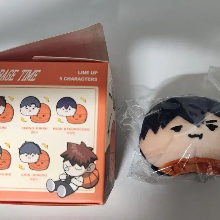 [BUNJANG] Garbage Time Garbage Basketball 2nd Pop-up Store Random Reversible Basketball Doll Keychain Park Byungchan / 가비지타임 갑타 2차 팝업스토어 랜덤 반전농구공 박병찬