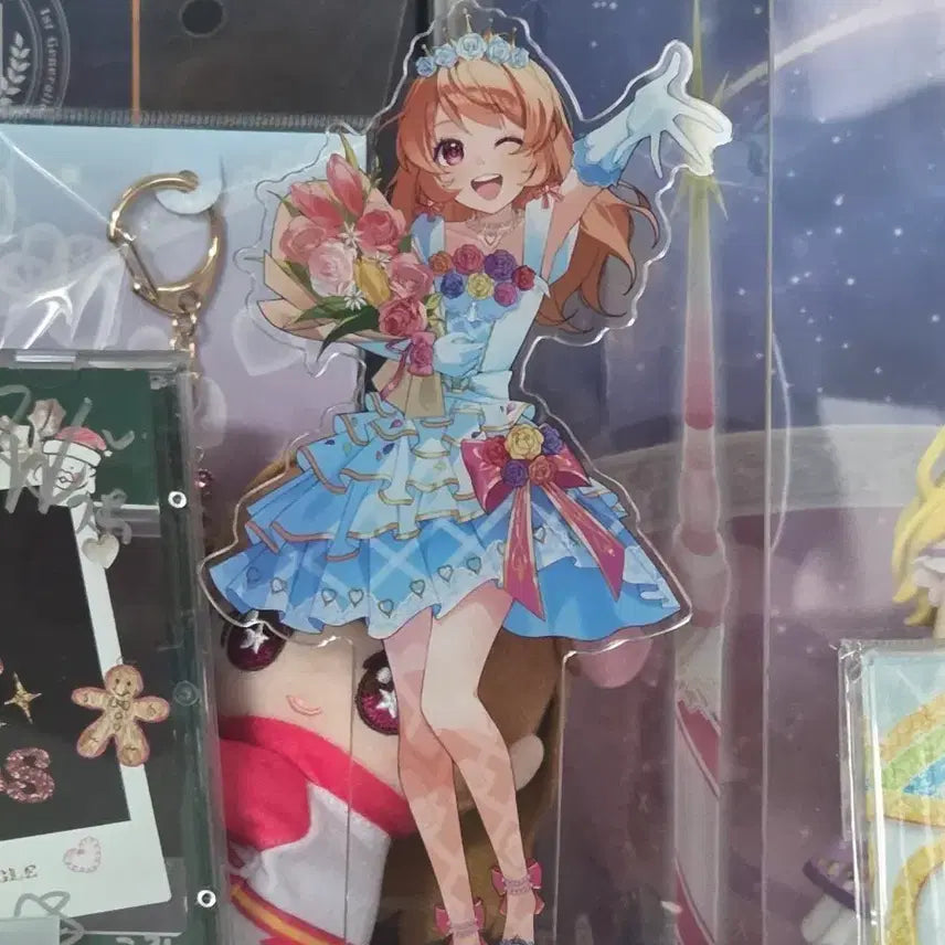 [BUNJANG] Katsudongsonyeo Akari White Sky Veil Acrylic Stand / 카츠동소녀님 아이카츠 아카리 화이트 스카이 베일 아크릴 스탠드