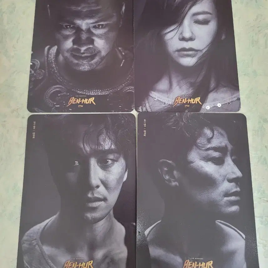 [BUNJANG] Musical Ben-Hur Double-Sided Acrylic Plate Set (Park Eun-tae, Min Woo-hyuk, Kai, Han Ji-sang, Moon Jong-won, Park Min-sung, Lina, Kim Ji-woo) / 뮤지컬 벤허 양면 아크릴플레이트  세트