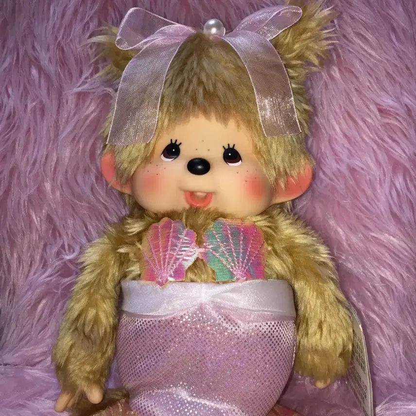 [BUNJANG] Monchhichi Mermaid M Size / (무료배송)인어공주 몬치치 M 사이즈