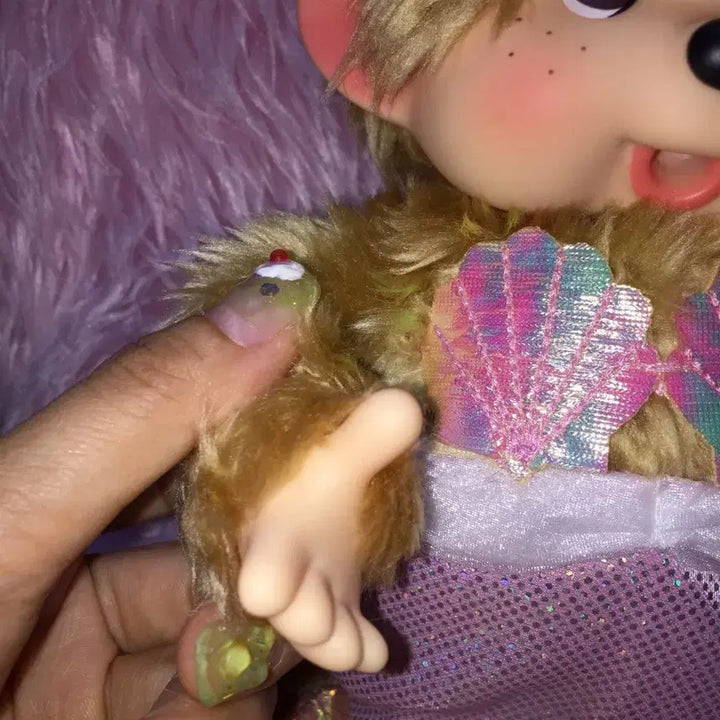 [BUNJANG] Monchhichi Mermaid M Size / (무료배송)인어공주 몬치치 M 사이즈