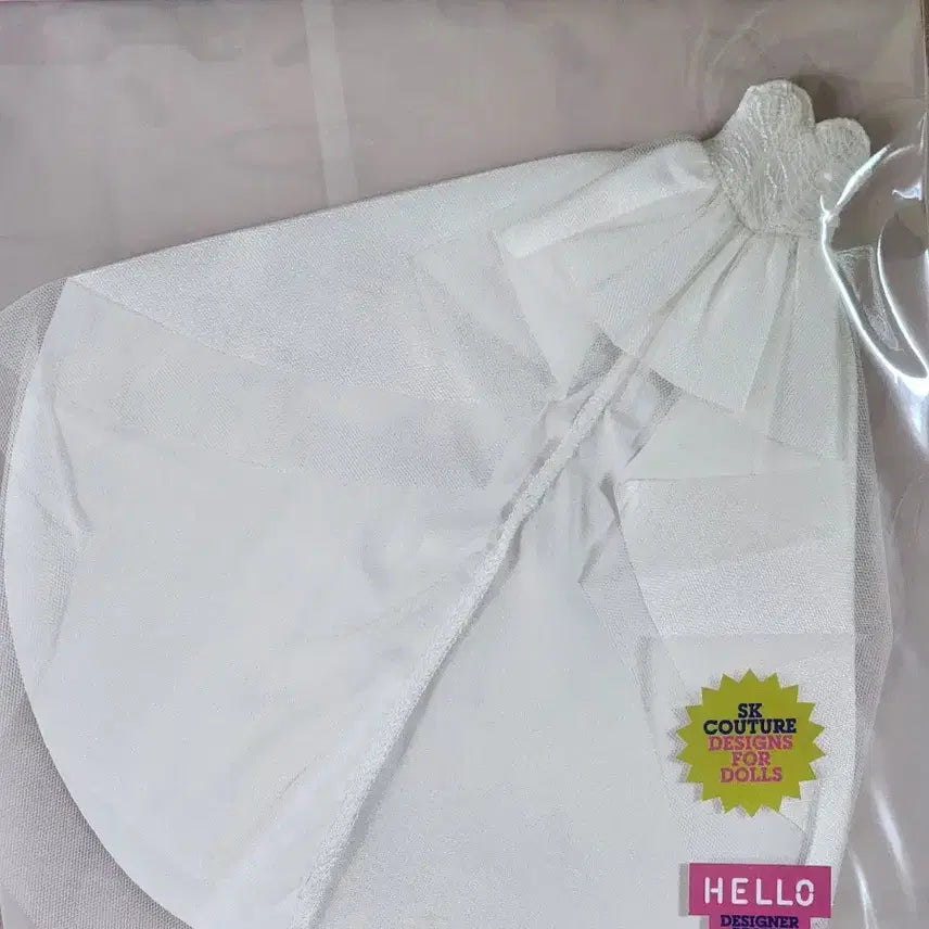 [BUNJANG] SK Shop White Dress 1/12 Scale / 오비츠  1/12 사이즈 흰색 드레스