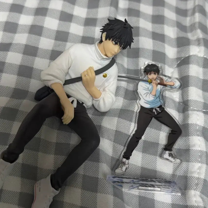 [BUNJANG] Jujutsu Kaisen Yuta Okkotsu Noodle Stopper Figure &amp; Acrylic Stand Bundle Set / 주술회전 옷코츠 유타 누들스토퍼 + 아크릴스탠드 일괄