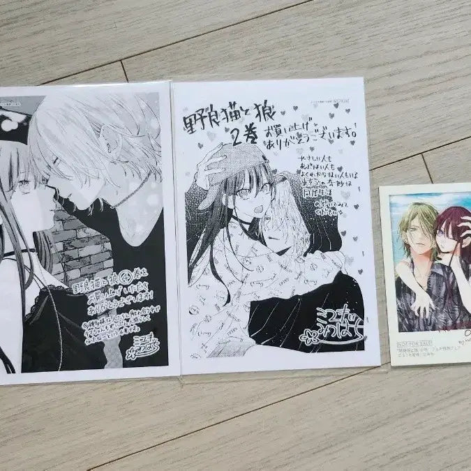 [BUNJANG] Miyuki Mitsubachi "Longcat and Wolf" Melonbooks Polaroid Special Bonus / 길고양이와 늑대 멜론북스 폴라 특전 부록 등 미츠바시 미유키