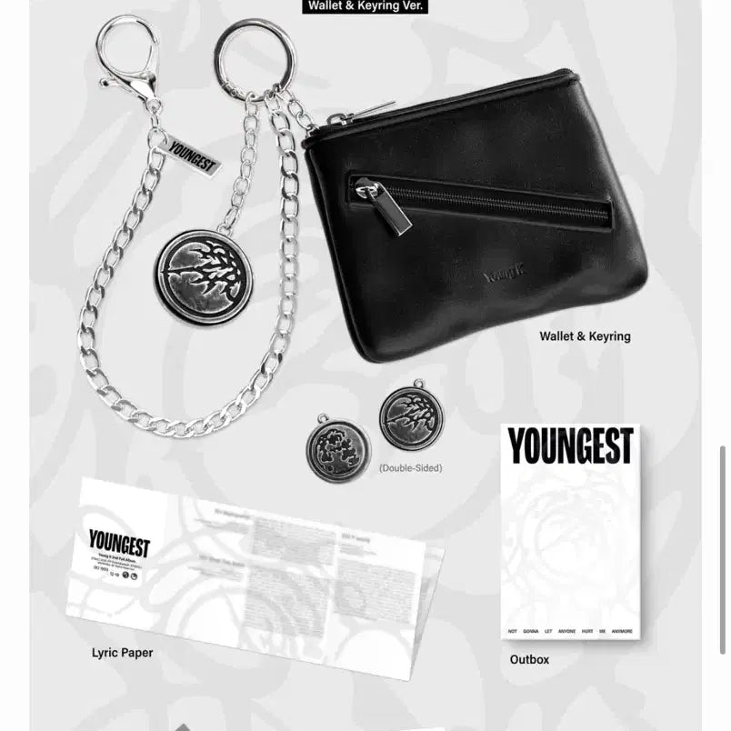 [BUNJANG] YOUNGEST Full Album Wallet, Keyring Version Photocard / 영기스트 풀 앨범 월렛,키링 버전(+후즈팬 여우포카)