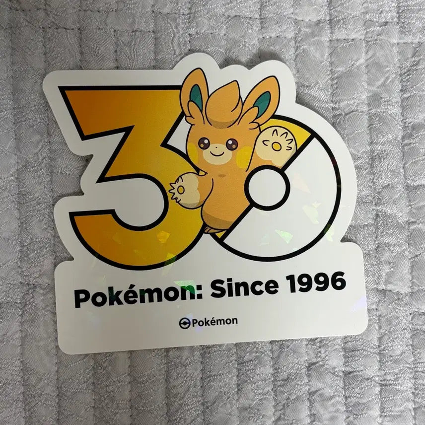 [BUNJANG] Pokemon 30th Anniversary Sticker Set / 포켓몬스터 30주년 스티커 빠모트