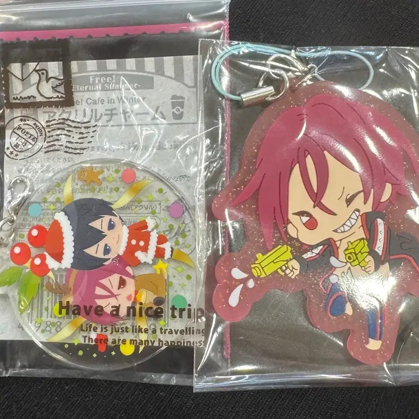 [BUNJANG] Free! Nanase Haruka Matsuoka Rin Keychain Rubber Strap Bundle Set / 프리! free! 나나세 하루카 마츠오카 린 키링 러버스트랩 고전 일괄