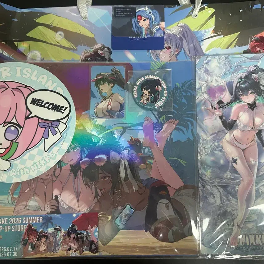 [BUNJANG] Goddess of Victory: Nikke 2026 Summer Pop-up Store Exclusive Set &amp; Entry Benefit Bundle (1st Week) / 승리의 여신 : 니케 2026 여름 팝업 스토어 구매 특전세트및 입장특전 일괄로 저렴하게 판매합니다 (1주차)