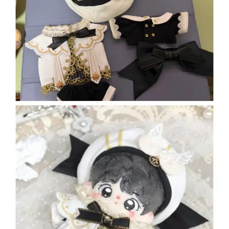 [BUNJANG] 20cm Choir Outfit for Cotton Dolls / 20cm 성가대 인형옷 솜깅옷