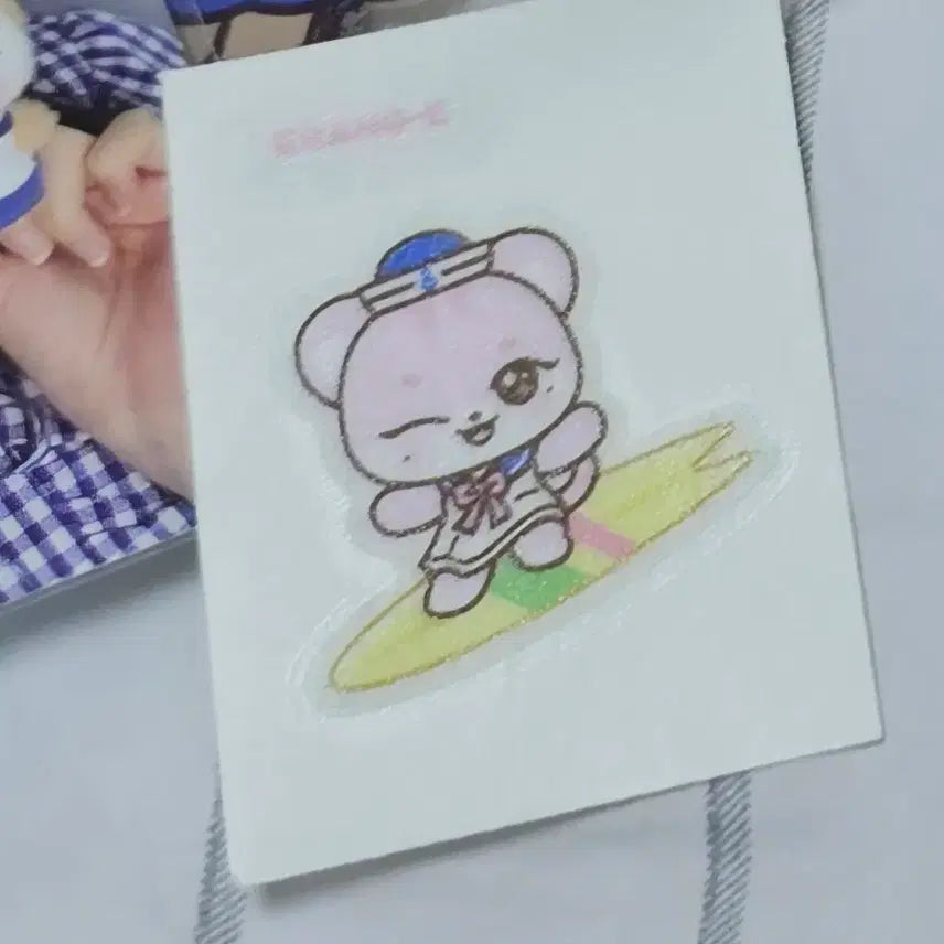 [BUNJANG] IVE GAEUL Mini Pop-up POB Photocard + Sticker Set / 아이브 가을 미니브팝업 특전 랜덤포카+띠부씰