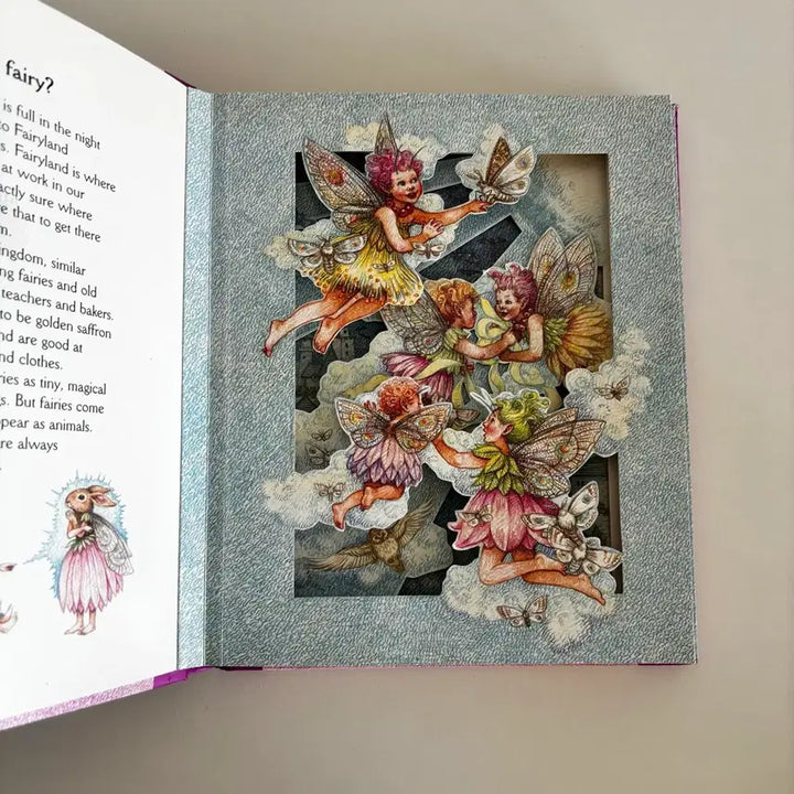 [BUNJANG] Vintage Fairy Pop-Up Book (Pink) / 빈티지책 빈티지 요정북 페어리 팝업북 핑크