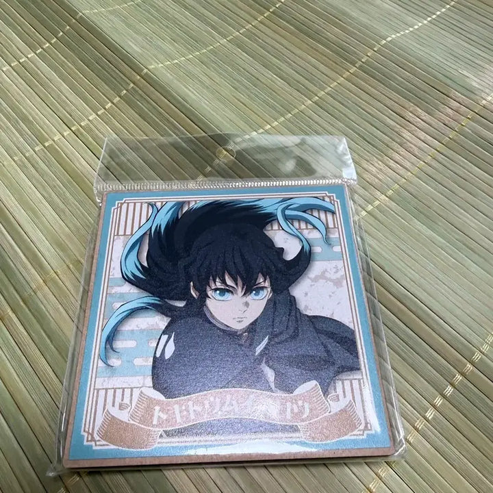 [BUNJANG] Demon Slayer Muichiro Wood Coaster / 귀멸의칼날 우드코스터 무이치로