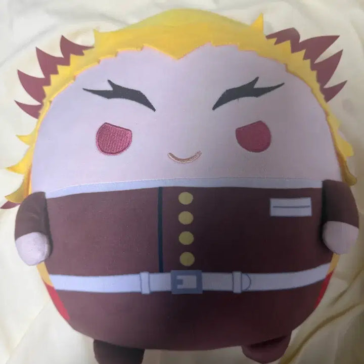 [BUNJANG] Kimetsu no Yaiba Kyojuro Rengoku Big Fuwa Kororin Plush / 렌고쿠 빅후와코로링