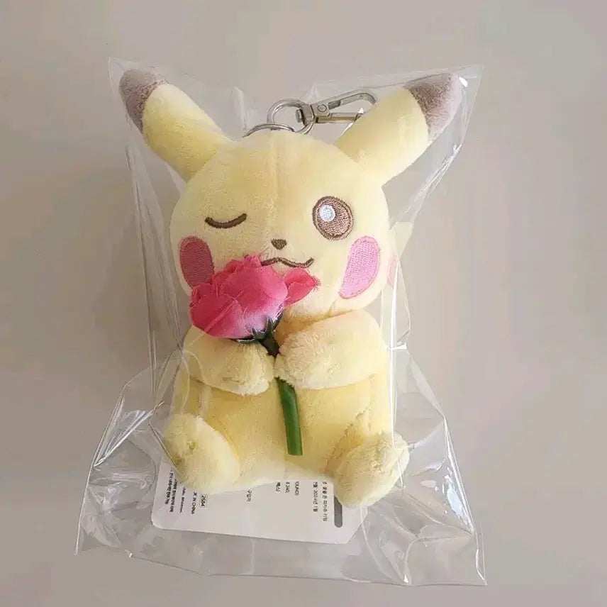 [BUNJANG] Pokemon Pikachu Rose Keyring / 정품 포켓몬스터 피카츄 키링 새상품