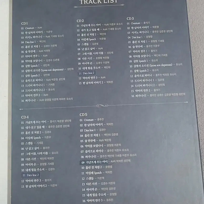 [BUNJANG] Musical Paganini 2024 Original Soundtrack (OST) / 뮤지컬 파가니니 2024 OST