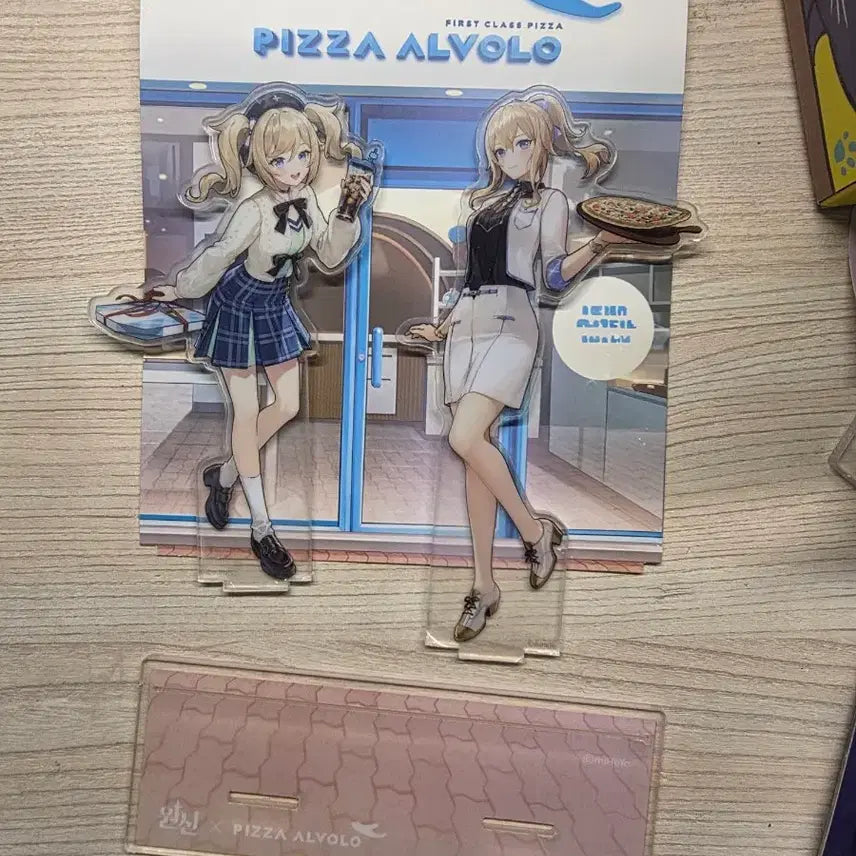 [BUNJANG] Pizza Alvolo Genshin Impact Acrylic Stand / 피자 알볼로 원신 콜라보 아크릴 스탠드