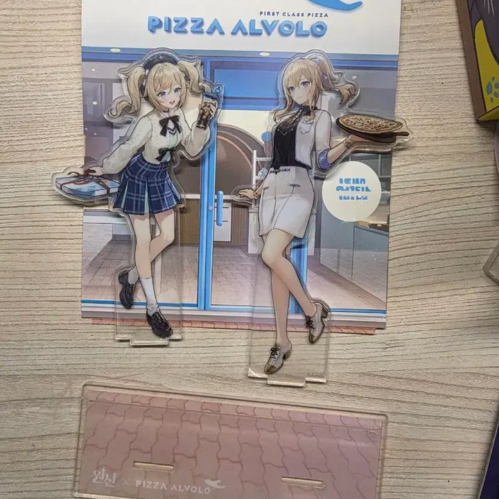 [BUNJANG] Pizza Alvolo Genshin Impact Acrylic Stand / 피자 알볼로 원신 콜라보 아크릴 스탠드