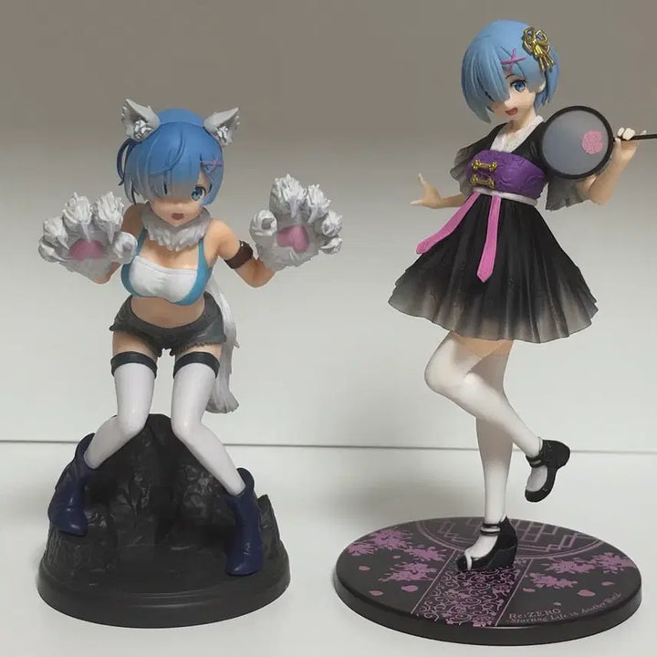[BUNJANG] Re:Zero Rem Monster Another Color &amp; China Dress Figure Bundle Set / 일괄) 리제로 렘 몬스터 어나더컬러, 렘 차이나 원피스 피규어