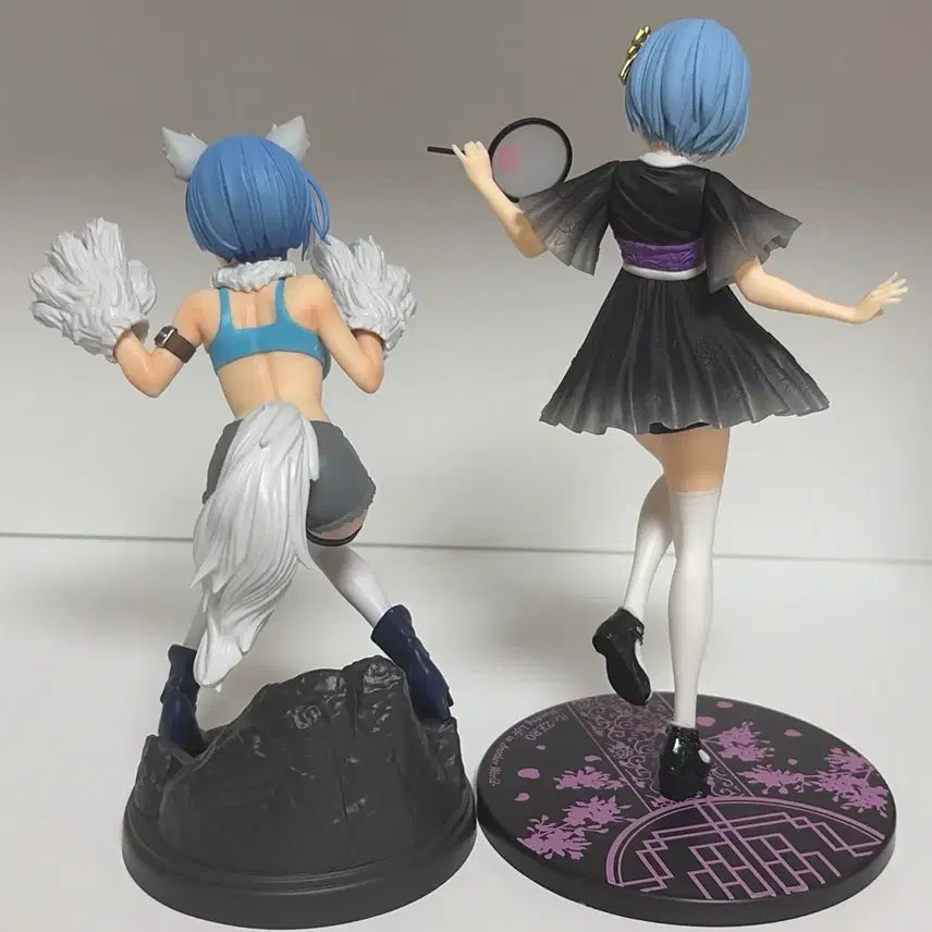 [BUNJANG] Re:Zero Rem Monster Another Color &amp; China Dress Figure Bundle Set / 일괄) 리제로 렘 몬스터 어나더컬러, 렘 차이나 원피스 피규어