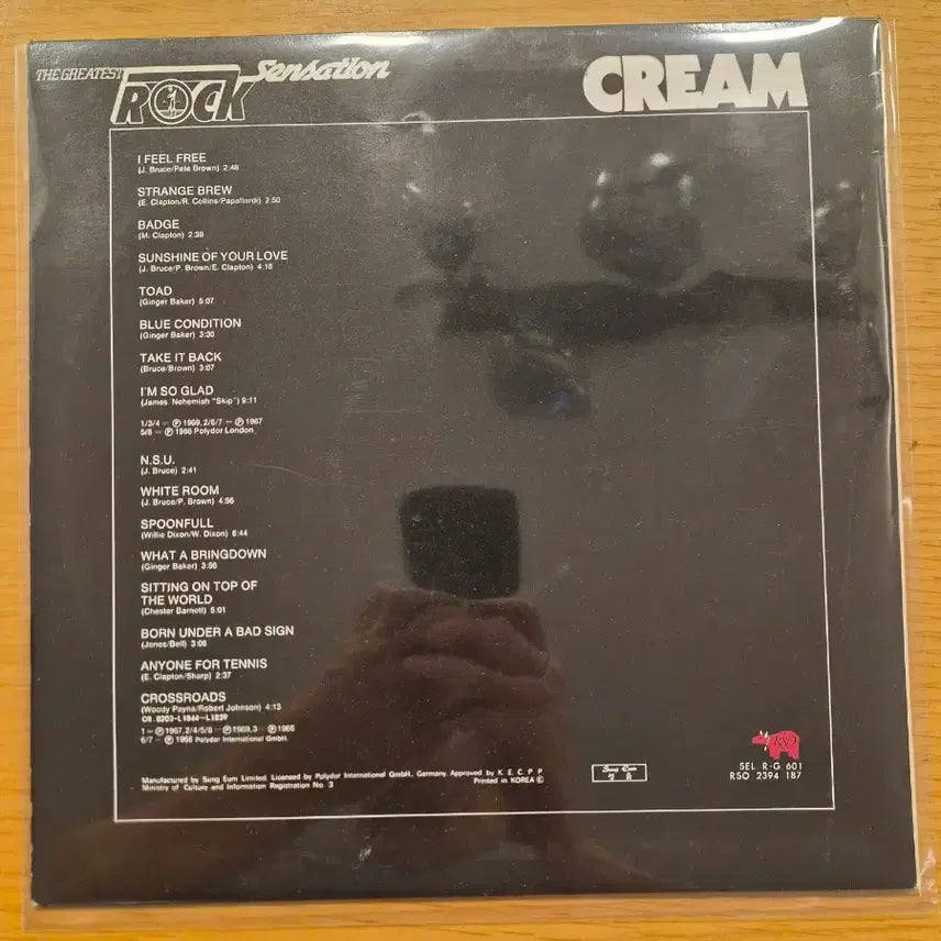 [BUNJANG] Cream LP / cream lp