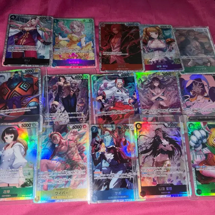 [BUNJANG] One Piece Card SR Set (15 Cards) / 원피스카드 SR 15장 모음