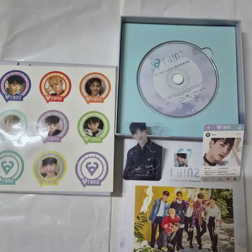 [BUNJANG] RAINEZ SUNSHINE 1st Mini Album Signed CD / 비매)레인즈 SUNSHINE 1집 미니 앨범 친필 사인 cd 깨끗합니다