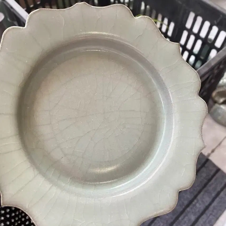 [BUNJANG] Authentic Qing Dynasty Celadon Glazed Plate / 진품 청나라중후기 용천요(운송시간13일)