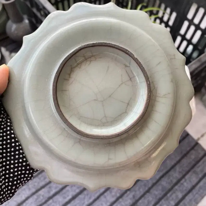 [BUNJANG] Authentic Qing Dynasty Celadon Glazed Plate / 진품 청나라중후기 용천요(운송시간13일)