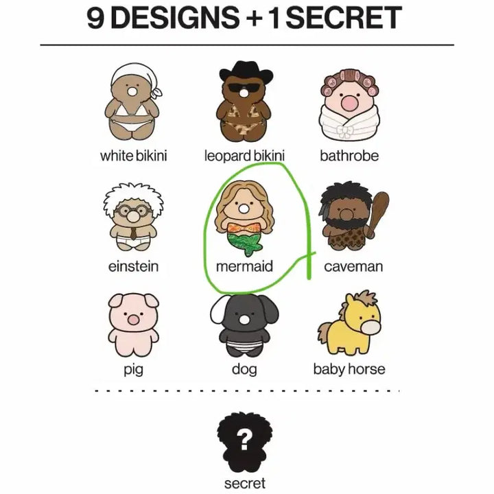 [BUNJANG] Cumo Mermaid Character Mystery Doll Keychain / cumo 쿠모 미스테리 랜덤 인형 키링 머메이드 인어
