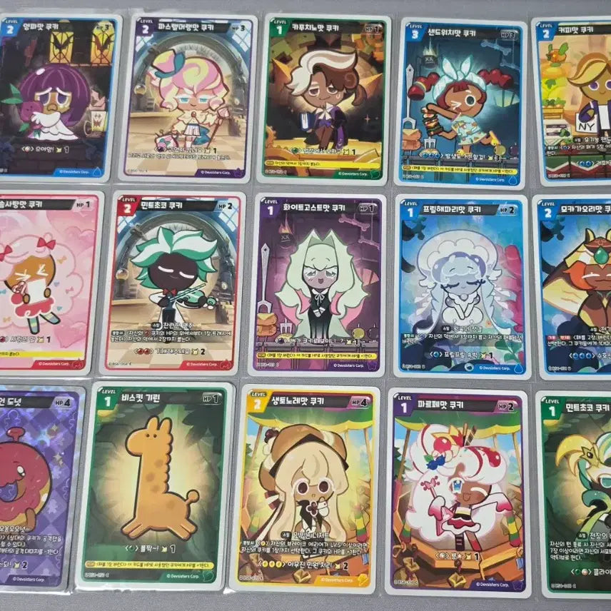 [BUNJANG] Cookie Run Series Cards Bundle Set / 쿠키런 시리즈 카드 일괄