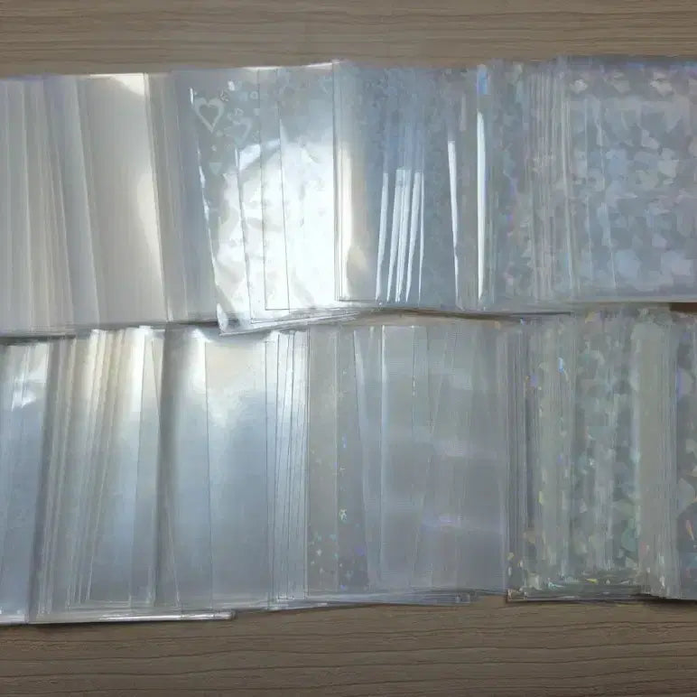 [BUNJANG] Photocard Holder Hologram Sleeve (340 pcs) / 슬리브 opp 포토카드 홀로그램 340장