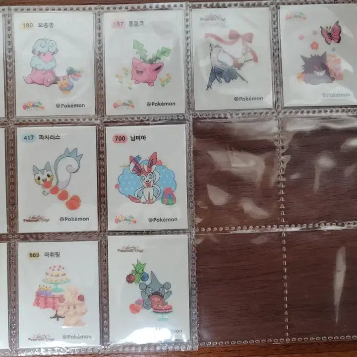 [BUNJANG] Pokemon Stickers Bundle Set / 포켓몬 띠부씰 일괄판매