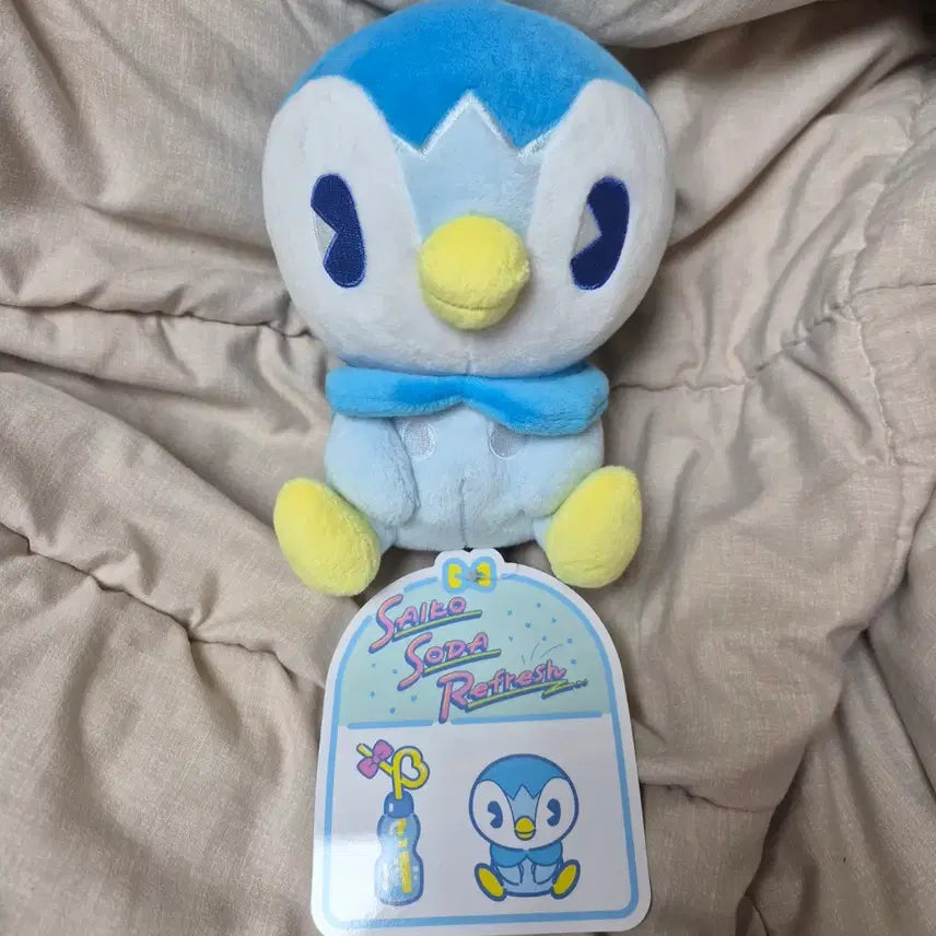 [BUNJANG] Pokemon Psyche Soda Refresh Pochama Plush Toy / ( 팽도리 판매 ) 포켓몬 사이코 소다 리프레쉬 봉제인형 부산 팝업