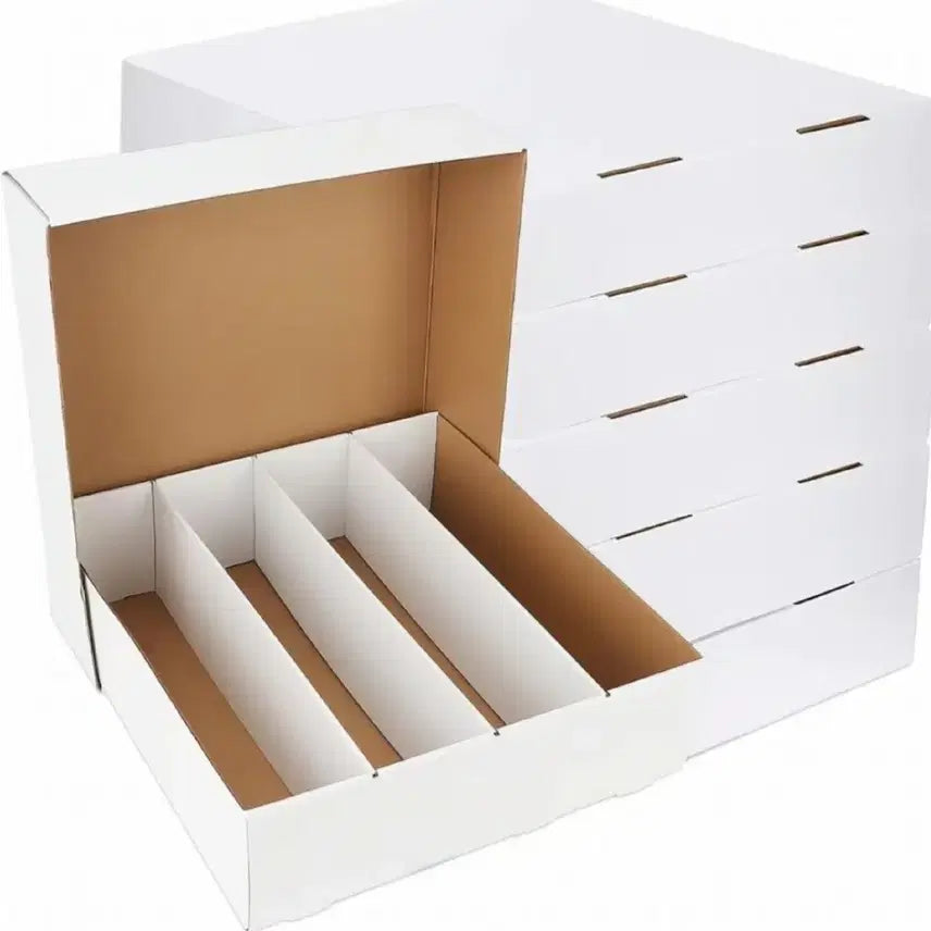 [BUNJANG] Compressed Paper 4-Row Card Storage Box with Dividers / 압축종이 박스형 4열 카드 보관함 탑로더 보관함 포켓몬카드 원피스카드 용