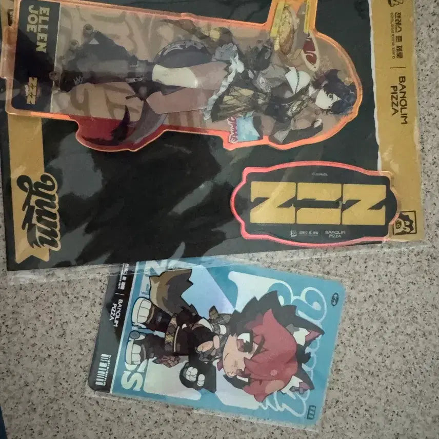 [BUNJANG] Zenless Zone Zero Ellen Jo Acrylic Stand &amp; Photocard Set / 젠레스 존 제로 젠존제 반올림 피자 콜라보 엘렌 조 아크릴 스탠드 포카 세트 판매