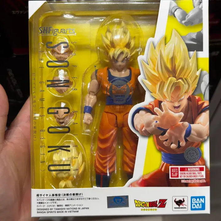 [BUNJANG] Bandai Tamashii Nations S.H.Figuarts Son Goku (Battle Opening) Figure / shf 드래곤볼 손오공 결전의 개막 개봉양품
