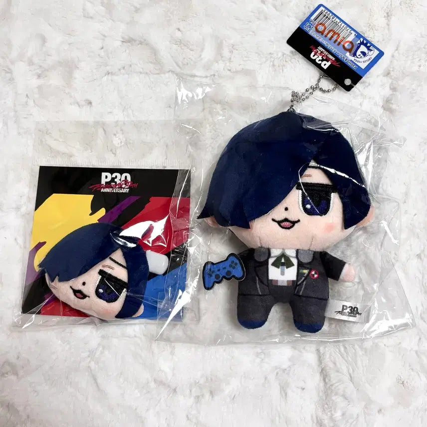 [BUNJANG] Persona 3 Protagonist Bukubu Plush Doll / 페르소나3 주인공 부쿠부 누이구루미 누이뱃지