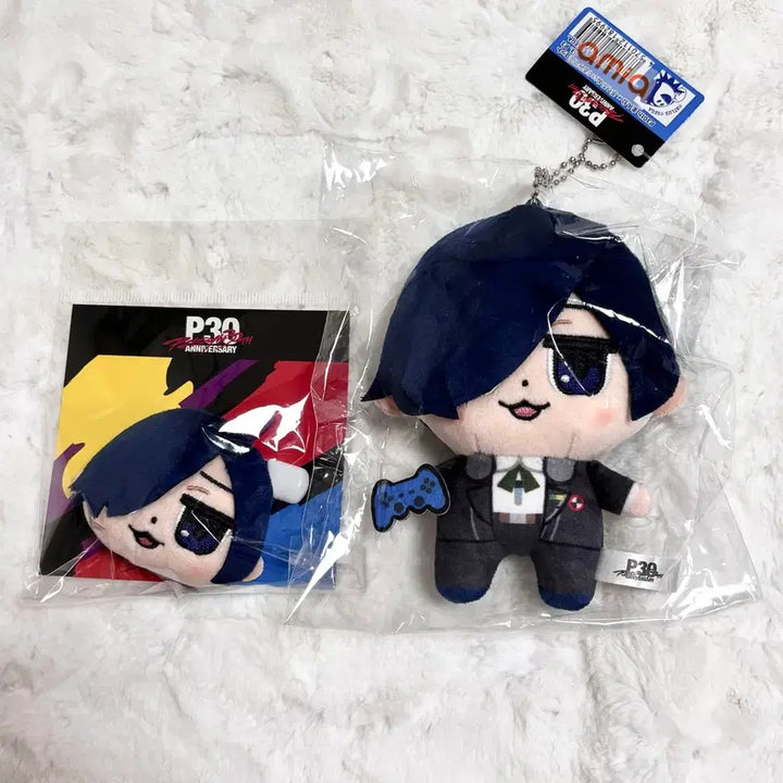 [BUNJANG] Persona 3 Protagonist Bukubu Plush Doll / 페르소나3 주인공 부쿠부 누이구루미 누이뱃지