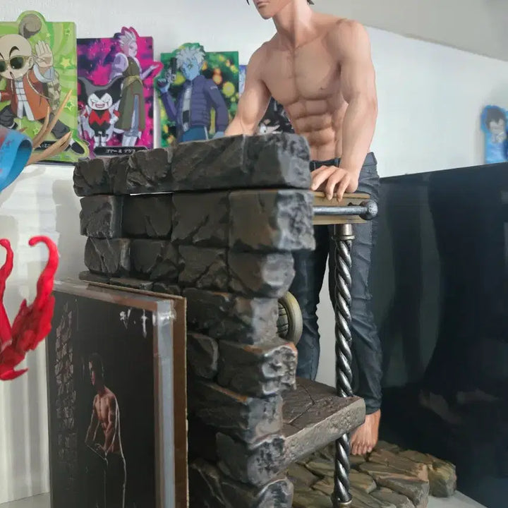 [BUNJANG] Attack on Titan Eren Resin Statue / [택포] 진격의거인 에렌 레진