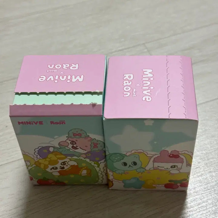 [BUNJANG] IVE Mini Brown Mint Raon Cat Figure / (개봉1, 미개봉1) 민트라온 고양이 피규어