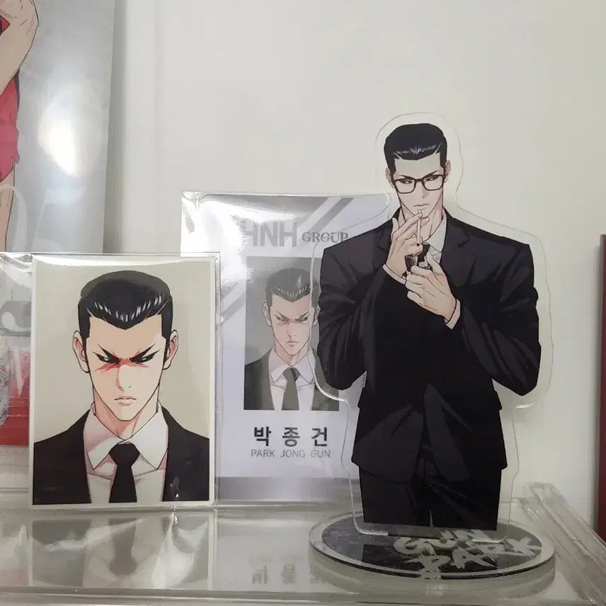 [BUNJANG] Lookism Park Jong-geon Acrylic Employee ID &amp; Photo Set / 외모지상주의 박종건 아크릴 사원증 증명사진