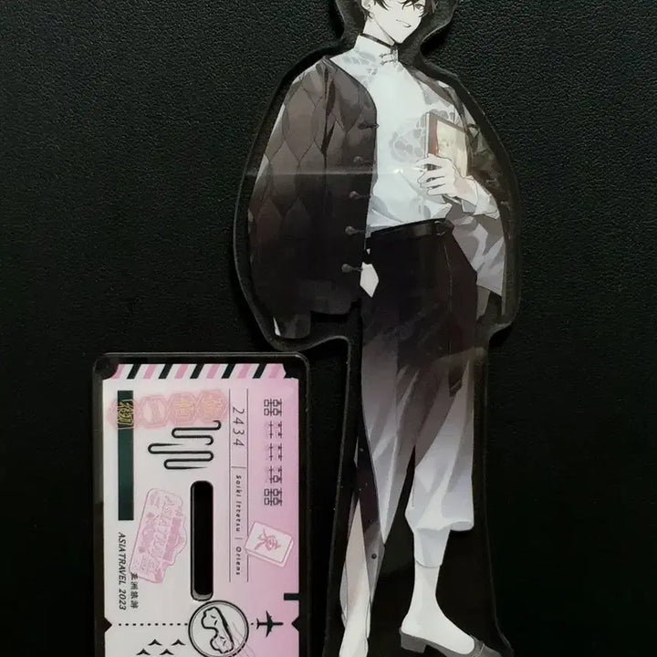 [BUNJANG] NIJISANJI Saiki Ittetsu Asia Travel Acrylic Stand / 니지산지 사이키 잇테츠 아시아트래블 아크릴 스탠드 아크스타