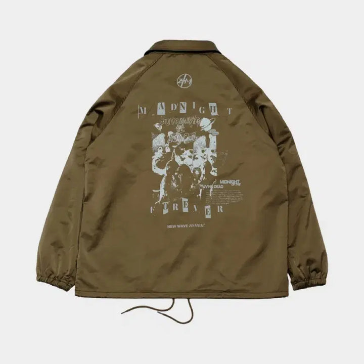 [BUNJANG] Zutto Mayoi Zombie Tour Coach Jacket Bronze L / 즛토마요 좀비투어 코치자켓 브론즈 L 미개봉 판매
